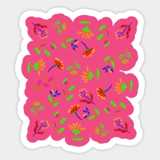 floral patterns Sticker